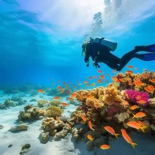 Scuba Diving Maldives Vibrant Corals